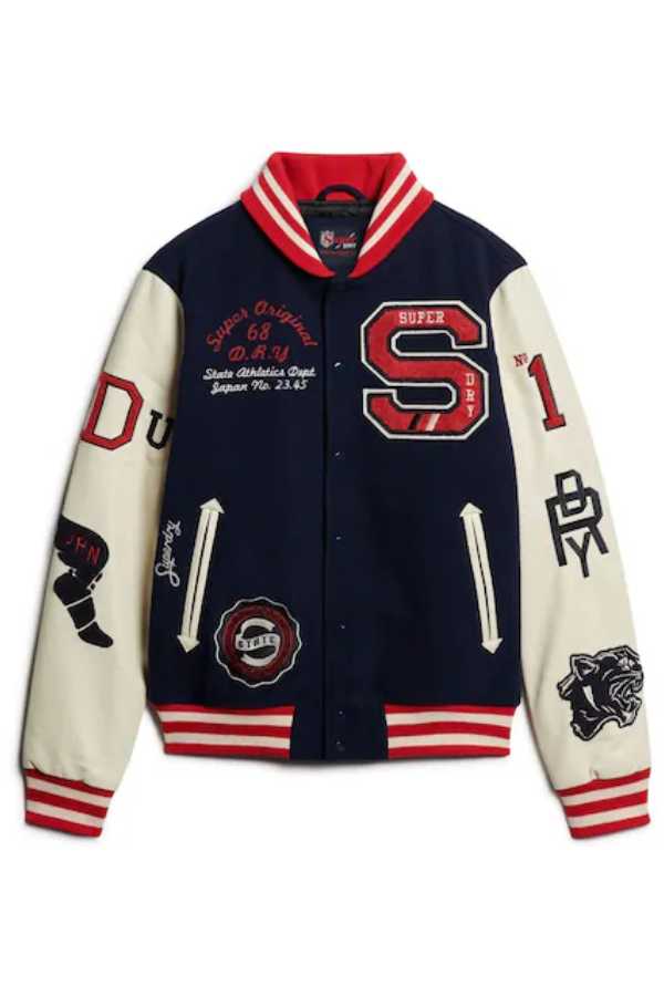 Men Superdry College Varsity Jacket