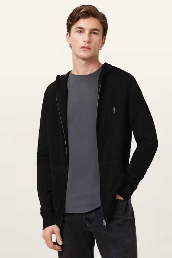 Mode Merino Zip Up Ramskull Hoodie