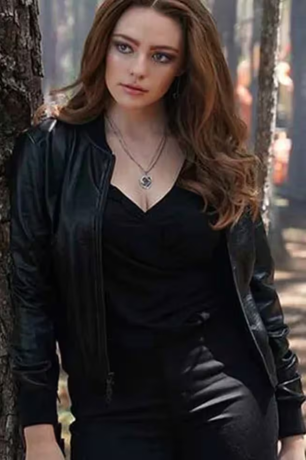 Rose Russell Black Leather Jacket - Leathers Jackets