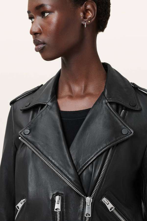 Balfern Leather Biker Jacket