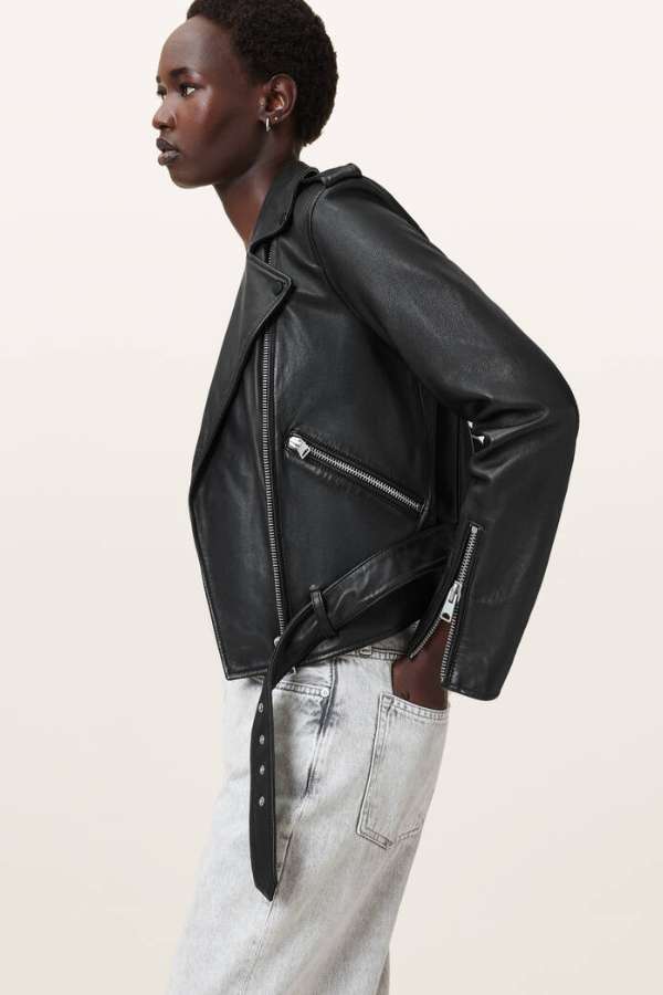 Balfern Leather Biker Jacket