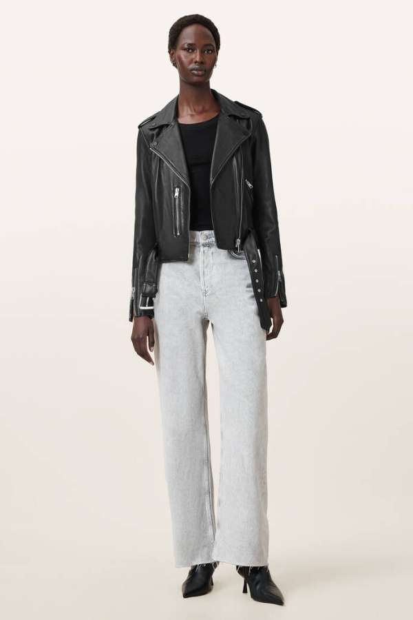 Balfern Leather Biker Jacket