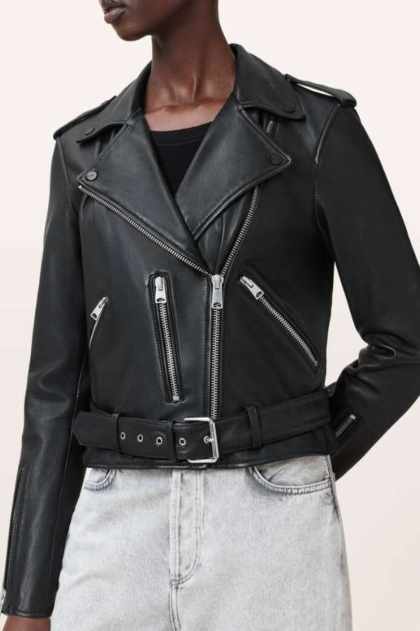 Balfern Leather Biker Jacket