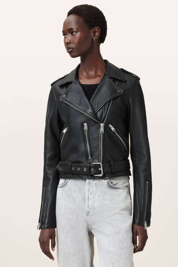 Balfern Leather Biker Jacket