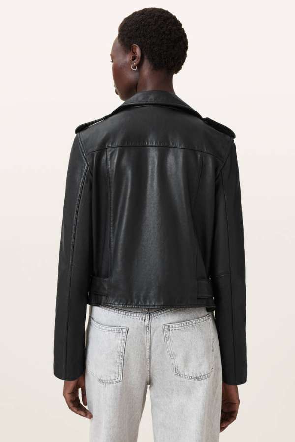 Balfern Leather Biker Jacket