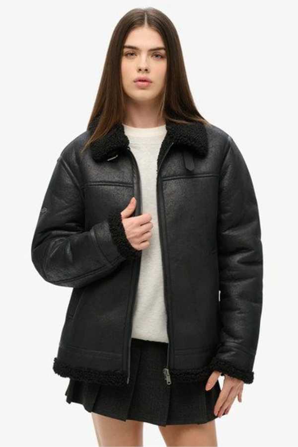 Women Superdry Fur Shearling Jacket