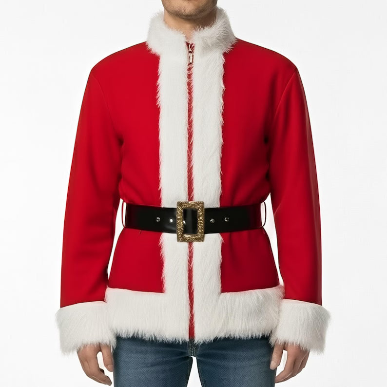 Jingle Bell Men Christmas Jacket - Leathers Jackets