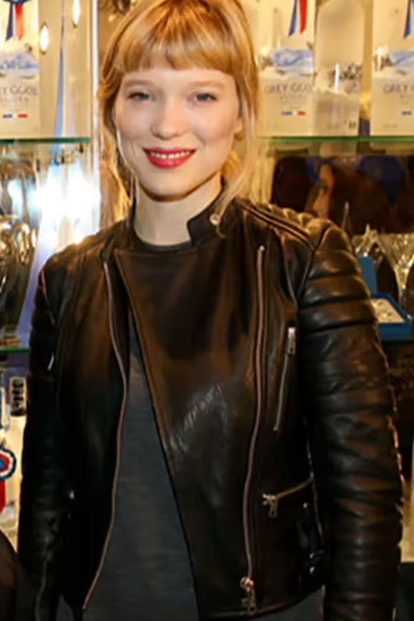  lea seydoux black jacket 