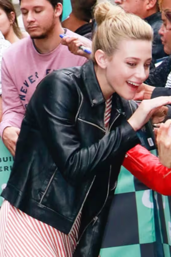 lili reinhart black jacket